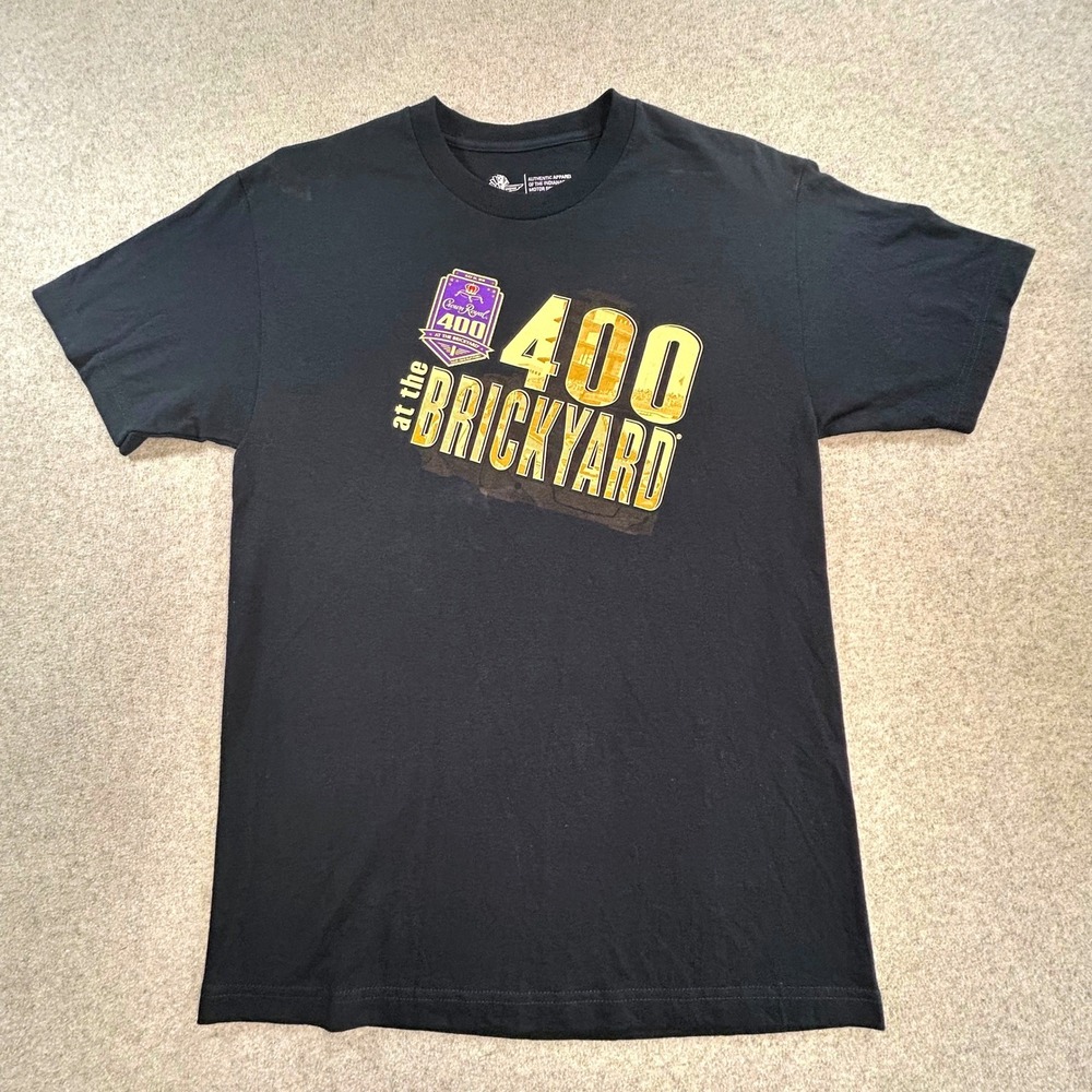 Indianapolis Motor Speedway Crown Royal 400 T-Shirt Mens Large Black 2016 Racing